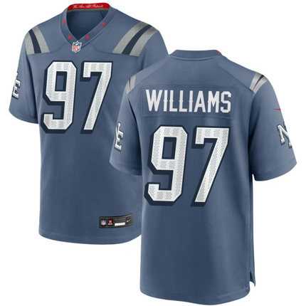 Milton Williams New England Patriots 2026 Rivalries Collection Game Jersey - Blue