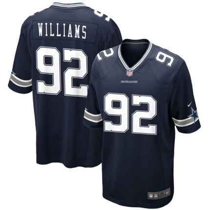 Quinnen Williams Dallas Cowboys 2026 Game Jersey - Navy