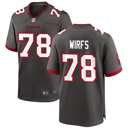 Tristan Wirfs Tampa Bay Buccaneers 2026 Alternate Game Jersey - Pewter
