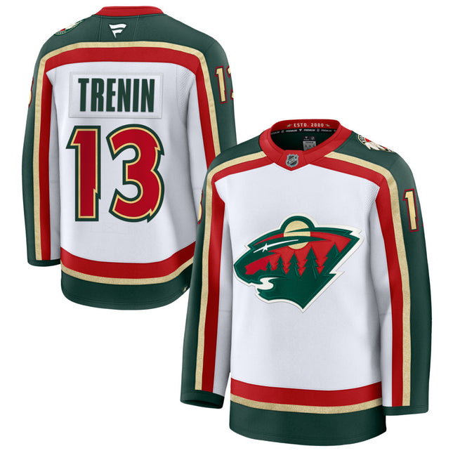 Yakov Trenin Minnesota Wild 25th Anniversary Premium Jersey - White
