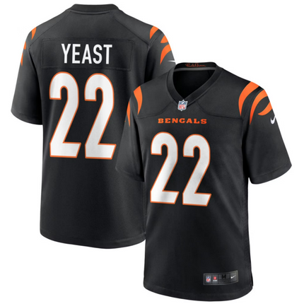 Russ Yeast Cincinnati Bengals 2026 Game Jersey - Black