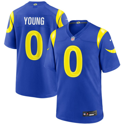 Byron Young Los Angeles Rams 2026 Game Jersey - Royal