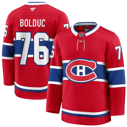 Zachary Bolduc Montreal Canadiens 2026 Home Premium Jersey - Red