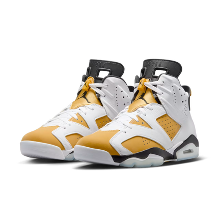 Men's Nike Air Jordan 6 Yellow Ochre Shoes