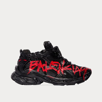 Men's Balenciaga x Adidas Runner Graffiti In Black