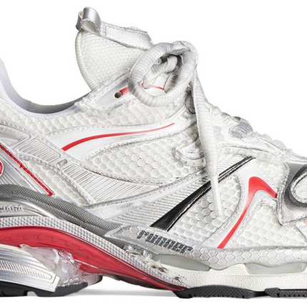 Men's Balenciaga Runner 2.0  Sneaker In White Grey Red
