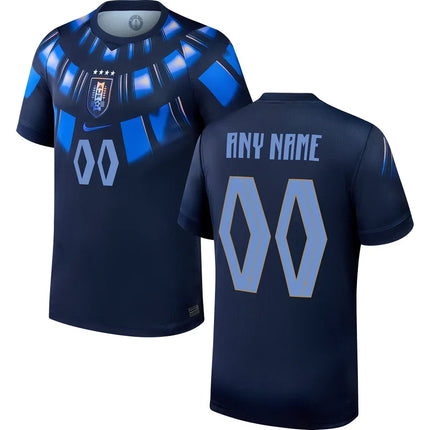 Custom Name Uruguay World Cup 2026 World Cup Away Jersey - Navy