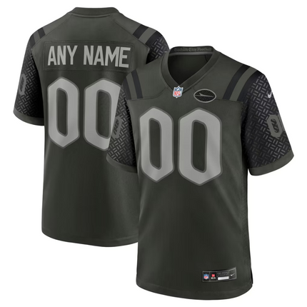 Custom Name New York Jets 2026 Rivalries Collection Game Jersey - Green
