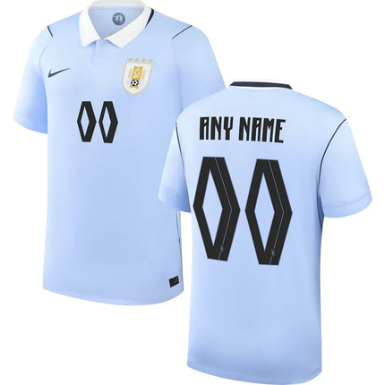 Custom Name Uruguay World Cup 2026 World Cup Home Jersey - Blue