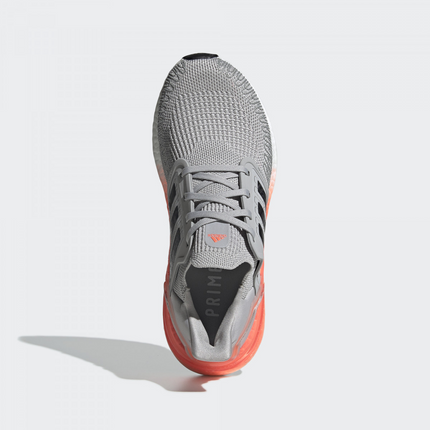Men's Adidas Ultra Boost 2.0 Grey Two Signal Coral Shoes