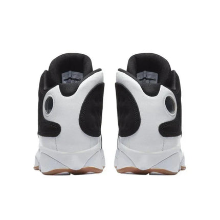 Men's Nike Air Jordan 13 Black White Gum Shoes