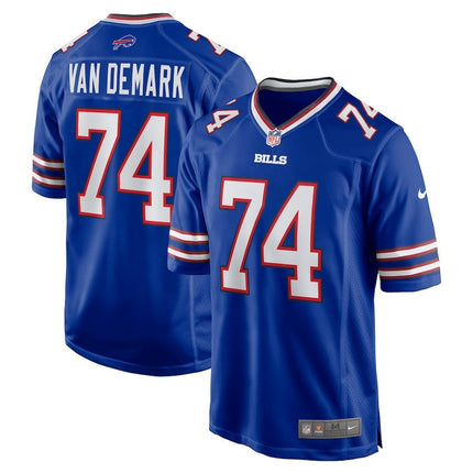 Ryan Van Demark Buffalo Bills 2024-2025 Royal Game Jersey