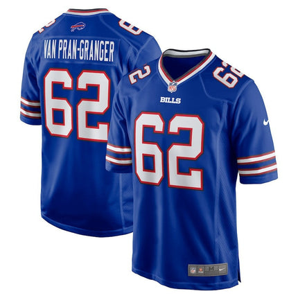 Sedrick Van Pran-Granger Buffalo Bills 2024-2025 Royal Game Jersey