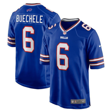 Shane Buechele Buffalo Bills 2024-2025 Royal Game Jersey