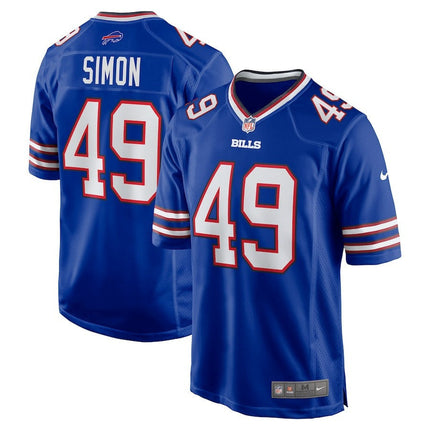 Shayne Simon Buffalo Bills 2024-2025 Royal Game Jersey