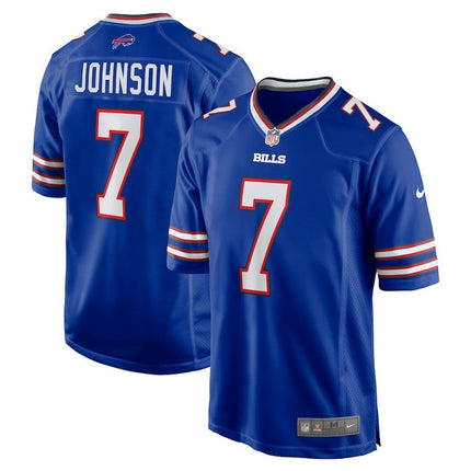 Taron Johnson Buffalo Bills 2024-2025 Royal Game Jersey