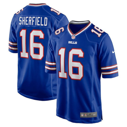 Trent Sherfield Buffalo Bills 2024-2025 Royal Game Jersey