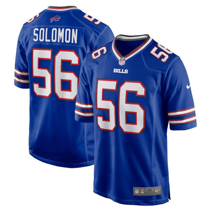 Javon Solomon Buffalo Bills 2024-2025 Royal Game Jersey