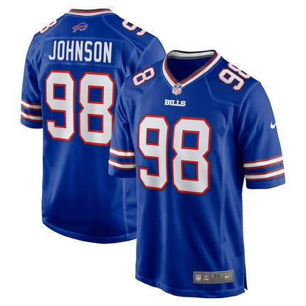 Austin Johnson Buffalo Bills 2024-2025 Royal Game Jersey