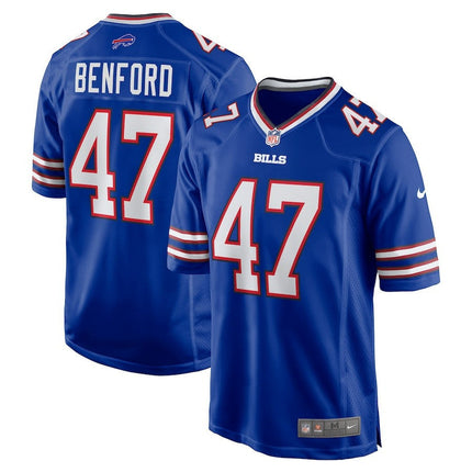 Christian Benford Buffalo Bills 2024-2025 Royal Game Jersey