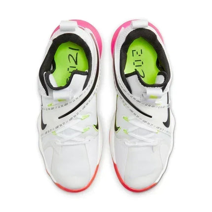 Men's Nike React Hyperset White Pink Orange Shoes