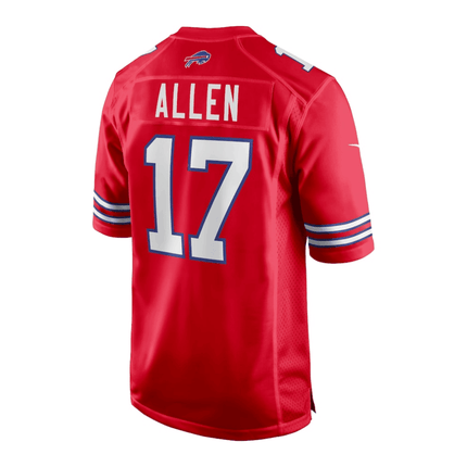 Josh Allen Buffalo Bills 2025 Pro Bowl Patch Alternate Game Men Jersey - Red