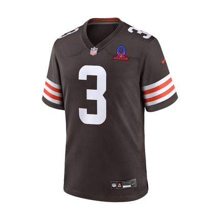 Jerry Jeudy Cleveland Browns 2025 Pro Bowl Patch Game Men Jersey - Brown