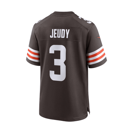 Jerry Jeudy Cleveland Browns 2025 Pro Bowl Patch Game Men Jersey - Brown