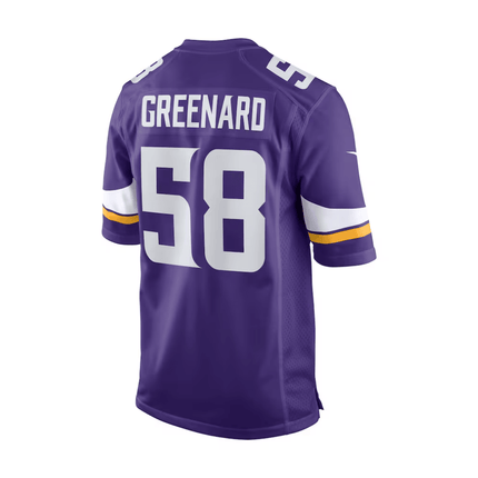 Jonathan Greenard Baltimore Ravens 2025 Pro Bowl Patch Game Men Jersey - Purple