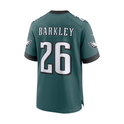 Saquon Barkley Philadelphia Eagles 2025 Pro Bowl Patch Game Men Jersey - Midnight Green
