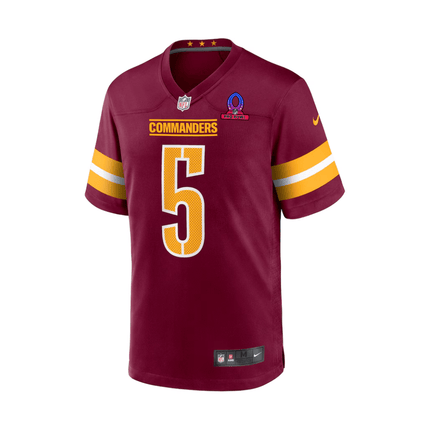 Jayden Daniels Washington Commanders 2025 Pro Bowl Patch Game Men Jersey - Burgundy