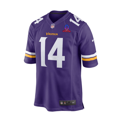 Sam Darnold Baltimore Ravens 2025 Pro Bowl Patch Game Men Jersey - Purple
