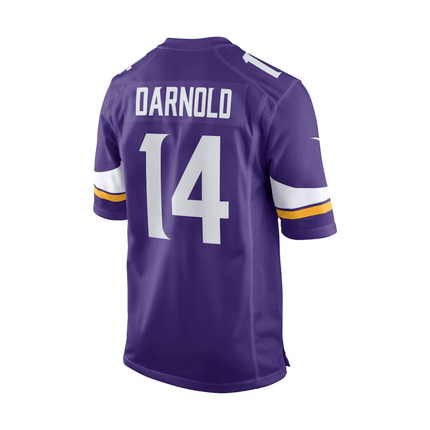 Sam Darnold Baltimore Ravens 2025 Pro Bowl Patch Game Men Jersey - Purple