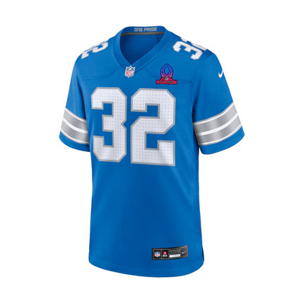 Brian Branch Detroit Lions 2025 Pro Bowl Patch Game Men Jersey - Blue