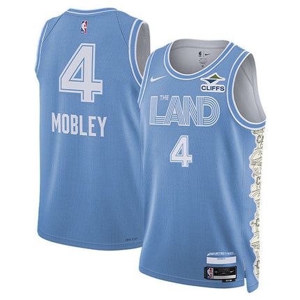 Evan Mobley Cleveland Cavaliers 2024-2025 City Edition Fan Support Team Blue Jersey