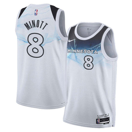 Josh Minott Minnesota Timberwolves 2024-2025 City Edition Fan Support Team Jersey