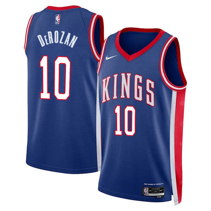 DeMar DeRozan Sacramento Kings 2024-2025 City Edition Fan Support Team Blue Jersey
