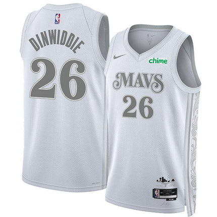 Spencer Dinwiddie Dallas Mavericks 2024-2025 City Edition Fan Support Team Jersey