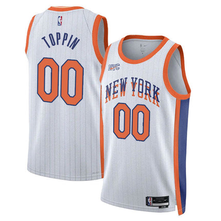 Jacob Toppin New York Knicks 2024-2025 City Edition Fan Support Team Jersey