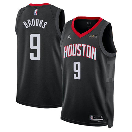 Dillon Brooks Houston Rockets 2024-2025 Statement Edition Fan Support Team Black Jersey