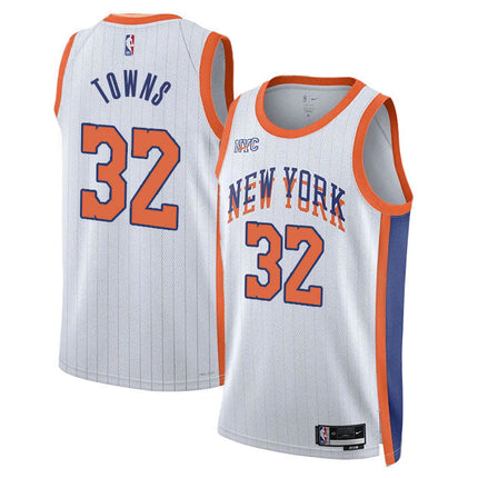 Karl-Anthony Towns New York Knicks 2024-2025 City Edition Fan Support Team Jersey
