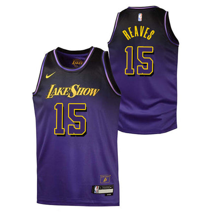 Austin Reaves Los Angeles Lakers 2024-2025 City Edition Fan Support Team Purple Jersey