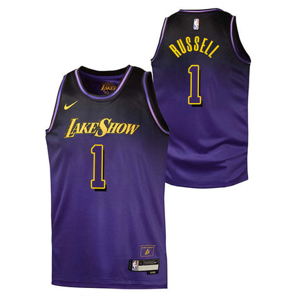D'Angelo Russell Los Angeles Lakers 2024-2025 City Edition Fan Support Team Purple Jersey