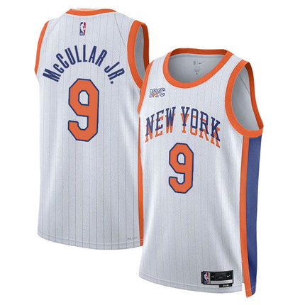 Kevin McCullar Jr. New York Knicks 2024-2025 City Edition Fan Support Team Jersey