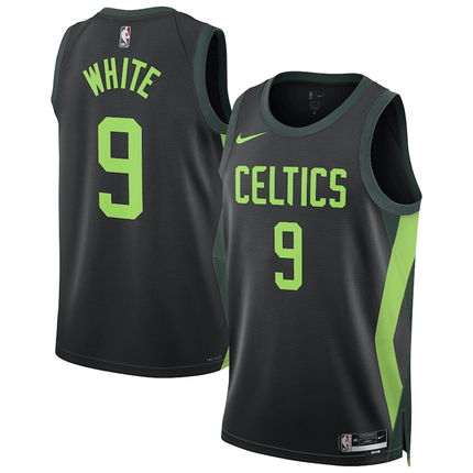 Derrick White Boston Celtics 2024-2025 City Edition Fan Support Team Black Jersey