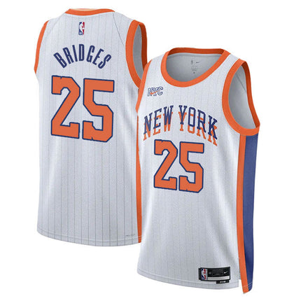 Mikal Bridges New York Knicks 2024-2025 City Edition Fan Support Team Jersey