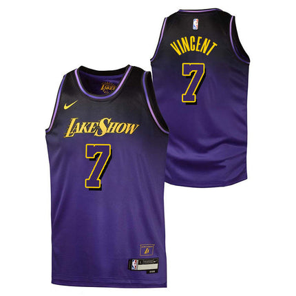 Gabe Vincent Los Angeles Lakers 2024-2025 City Edition Fan Support Team Purple Jersey