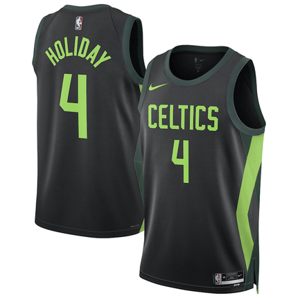 Jrue Holiday Boston Celtics 2024-2025 City Edition Fan Support Team Black Jersey