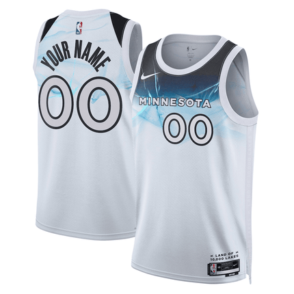 Customize Minnesota Timberwolves 2024-2025 City Edition Fan Support Team Jersey