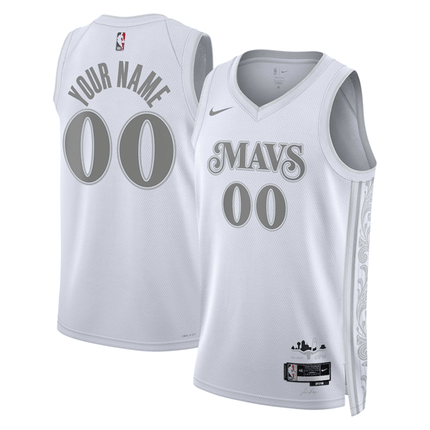 Customize Dallas Mavericks 2024-2025 City Edition Fan Support Team Jersey